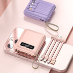 Compact And Portable With Built-in Cable Power Bank