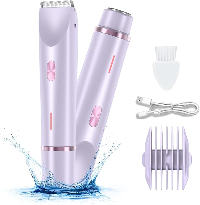 Double-head hair removal device for private areas - women's hair trimmer