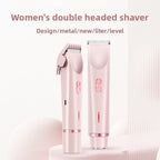 Double-head hair removal device for private areas - women's hair trimmer