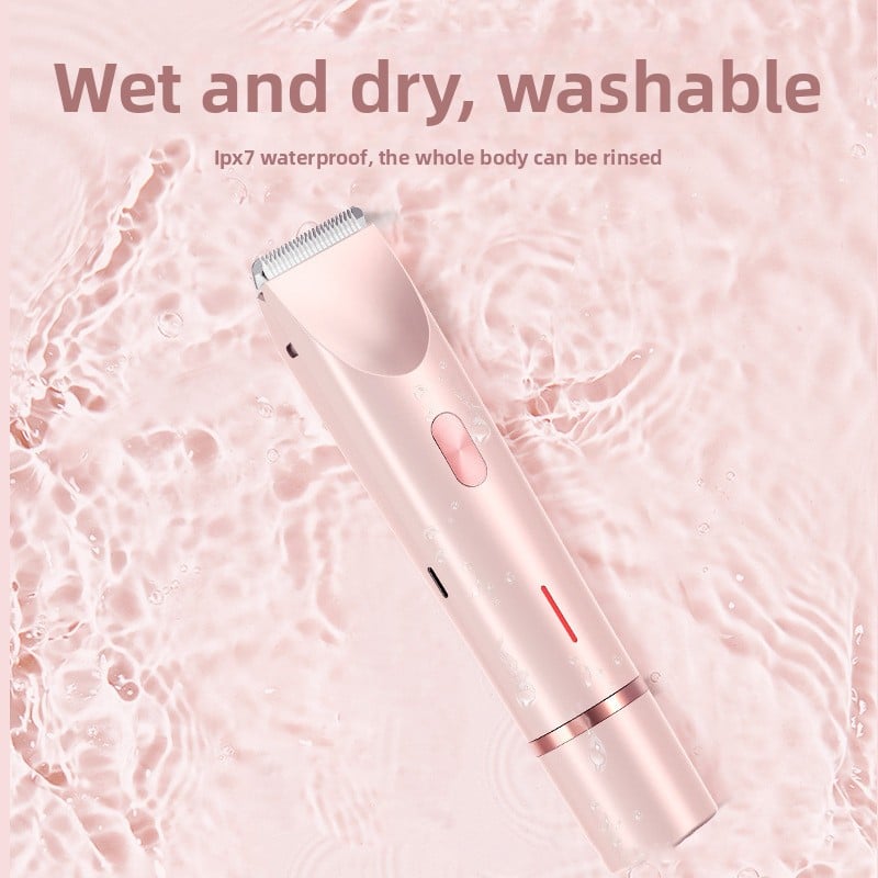 Double-head hair removal device for private areas - women's hair trimmer